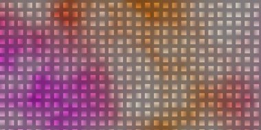 Açık Pembe, sarı vektör arkaplanı çokgen biçiminde. Soyut tarzda dikdörtgenleri olan modern tasarım. Reklamlar ve reklamlar için desen.