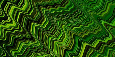 Açık Yeşil, wry çizgileri ile sarı vektör düzeni.