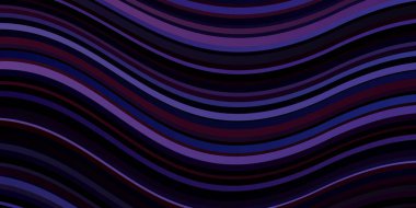 Eğrili koyu mor vektör arkaplanı.
