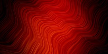 Koyu Turuncu çizgili vektör şablonu.