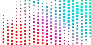 Açık Yeşil, kırmızı vektör düzeni çizgiler, dikdörtgenler.