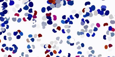 Açık mavi, kaotik şekilli sarı vektör arkaplan. Gradyan rastgele formlarla modern soyut illüstrasyon. İşiniz için akıllı tasarım.