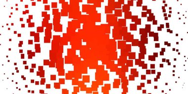 Çizgiler ve dikdörtgenlerle Açık Turuncu vektör düzeni.