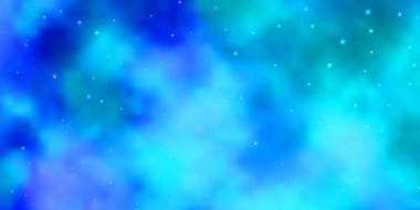 Soyut yıldızlı hafif BLUE vektör deseni.