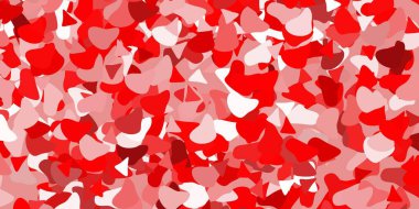 Karmaşık şekilli hafif turuncu vektör arkaplanı. Basit bir şekilde gradyan olan renkli soyut biçimler. Duvar kağıdı seti için zarif tasarım.