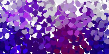 Soyut biçimlere sahip açık mor vektör şablonu. Soyut tarzda renkli şekilli bir illüstrasyon. İşiniz için akıllı tasarım.