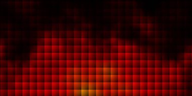 Dikdörtgenli koyu kırmızı vektör şablonu. Soyut arkaplanda renkli gradyan olan dikdörtgenler. Reklamınız, posteriniz, afişiniz için en iyi tasarım.