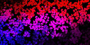 Rastgele şekilli koyu pembe, kırmızı vektör arkaplan. Basit bir şekilde gradyan olan renkli soyut biçimler. Cep telefonları için arka plan.