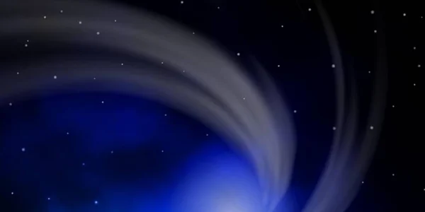 Modèle Vectoriel Bleu Foncé Avec Étoiles Abstraites — Image vectorielle
