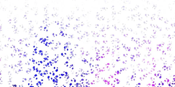 ランダムな形をした明るいピンク 青のベクトル背景 抽象的なスタイルでカラフルな形状のイラスト あなたのウェブサイトのための簡単なイラスト — ストックベクタ