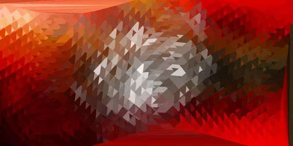 Jasnozielona Czerwona Mozaika Wektorowa Ilustracja Zbitym Szklanym Stylu Trójkątami Tapeta — Wektor stockowy
