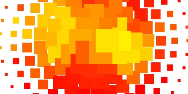 Licht Oranje Vector Achtergrond Met Rechthoeken — Stockvector