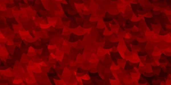Fond Vectoriel Rouge Clair Dans Style Polygonal Illustration Gradient Abstraite — Image vectorielle