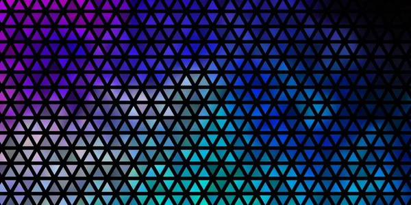 Hellrosa Blauer Vektorhintergrund Polygonalen Stil Abstrakte Gradienten Illustration Mit Dreiecken — Stockvektor