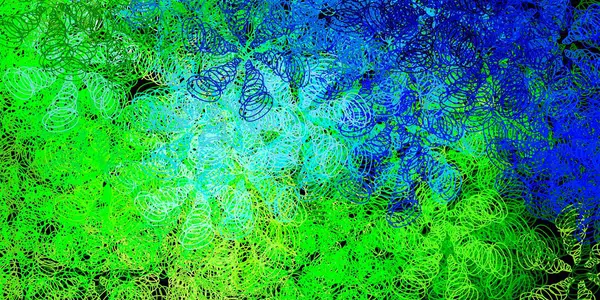 Темно Синяя Зеленая Векторная Текстура Дисками Абстрактный Декоративный Дизайн Градиентном — стоковый вектор