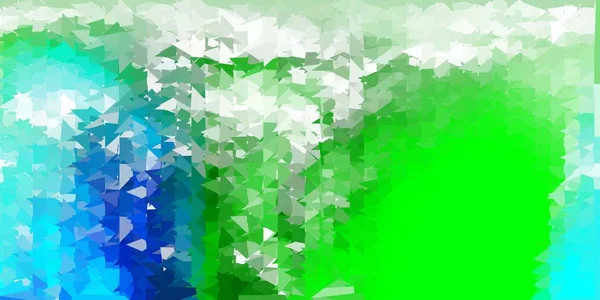 Mørk Flerfarvet Vektor Trekant Mosaik Kulisse Gradient Illustration Polygonal Stil – Stock-vektor