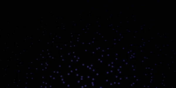 Rosa Oscuro Textura Vectorial Azul Con Hermosas Estrellas — Archivo Imágenes Vectoriales