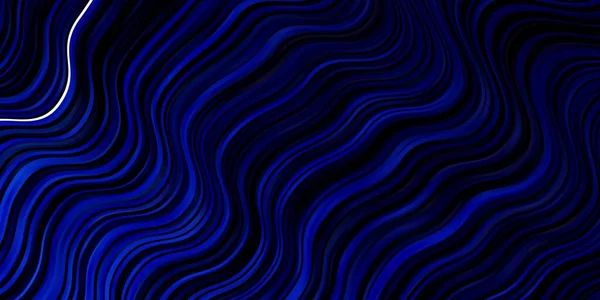 Темная Векторная Текстура Синего Цвета Кривыми — стоковый вектор