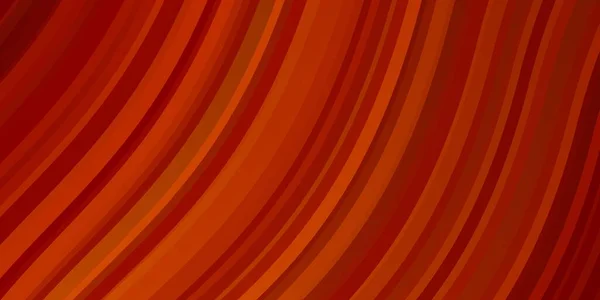 Modello Vettoriale Arancione Chiaro Con Linee Spiritose — Vettoriale Stock