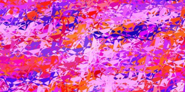 Üçgen şekilli koyu mavi vektör düzeni. Renkli üçgenler aralığıyla soyut bir illüstrasyon. Reklamlarınıza basit bir ekleme..