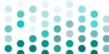 Disklerle açık yeşil vektör dokusu. Renkli çember şekilli modern soyut illüstrasyon. Broşürler, broşürler için desen.