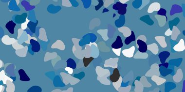 Soyut şekilli açık yeşil vektör deseni. Gradyan rastgele formlarla modern soyut illüstrasyon. İşiniz için akıllı tasarım.