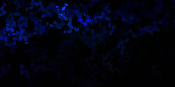 Modèle Vectoriel Bleu Foncé Avec Des Formes Abstraites Design Simple — Image vectorielle