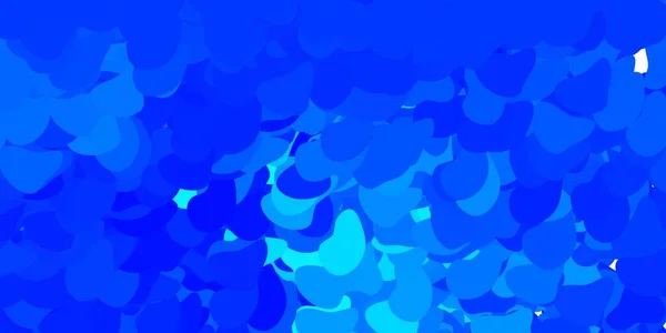 Світло Синій Векторний Візерунок Абстрактними Формами Простий Дизайн Абстрактному Стилі — стоковий вектор