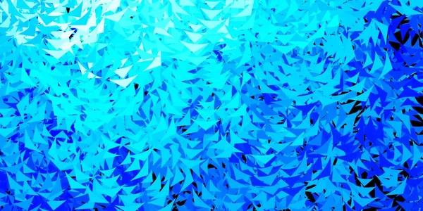 Темно Синий Векторный Узор Многоугольным Стилем Декоративный Дизайн Абстрактном Стиле — стоковый вектор