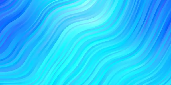 Fond Vectoriel Bleu Clair Avec Lignes Échantillon Lumineux Avec Des — Image vectorielle