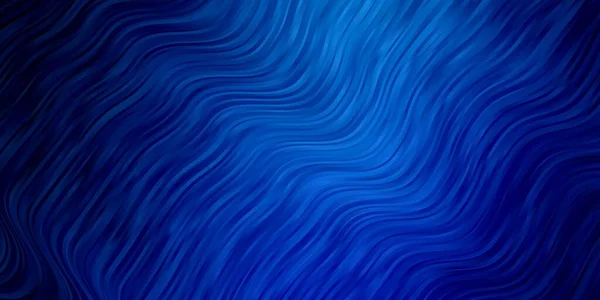 ライン付きライトブルーベクトルテンプレート 曲線でカラフルなイラスト ビジネスブックレット チラシのパターン — ストックベクタ