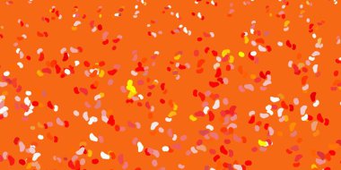 Memphis şekilli hafif turuncu vektör dokusu. Basit gradyan şekilli renkli bir çizim. Duvar kağıdı seti için zarif tasarım.