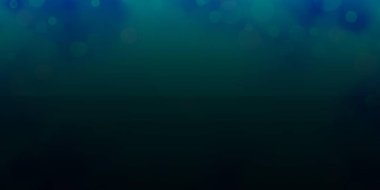 Dairesel ışık Mavili vektör arkaplanı. Renkli damlaları olan soyut parlak bir illüstrasyon. Broşürler, broşürler için desen.