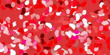 Soyut şekilli açık pembe vektör deseni. Basit bir şekilde gradyan olan renkli soyut biçimler. Cep telefonları için arka plan.