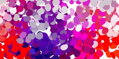 Açık pembe, rastgele şekilli kırmızı vektör arkaplan. Gradyan rastgele formlarla modern soyut illüstrasyon. Cep telefonları için arka plan.