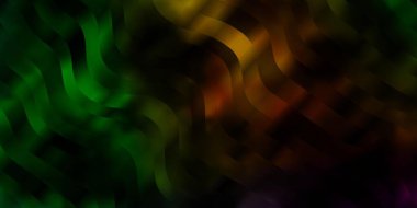 Açık mavi, kıvrımlı yeşil vektör arkaplan. Gradyan kıvrımları olan yarım tonlu bir resim. Reklamınız, posteriniz, afişiniz için en iyi tasarım.