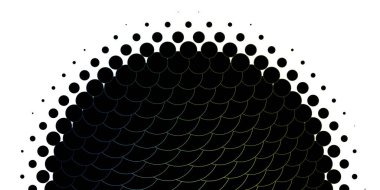 Dairesel ışık çokrenkli vektör şablonu. Renkli damlaları olan soyut parlak bir illüstrasyon. Reklamlarınız için tasarım.