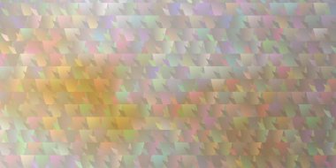 Açık Turuncu vektör düzeni çizgiler, üçgenler. Soyut arkaplanda renkli eğimli üçgenler. İniş sayfaları için şablon.