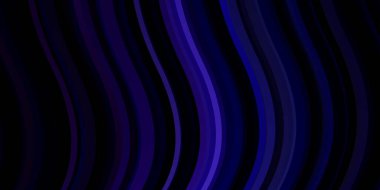 Koyu pembe, ince çizgili mavi vektör deseni. Renkli çizimler, kıvrımlardan oluşur. Kullanıcı Arayüzü tasarımınız için şablon.