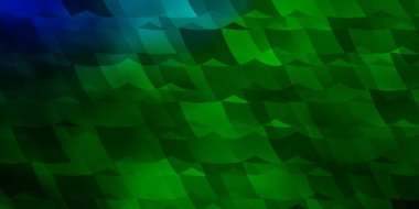 Açık Pembe, altıgenli yeşil vektör arkaplanı. Bulanık arkaplanda renkli altıgenler. Reklamlar, broşürler için desen.