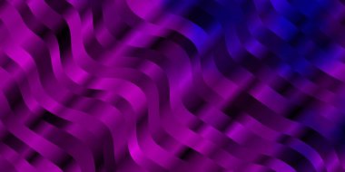 Açık Mor, dairesel kavisli pembe vektör dokusu. Bükülmüş çizgileri olan yepyeni renkli bir çizim. Reklamlar ve reklamlar için desen.