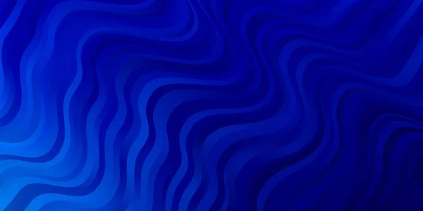 Hellblauer Vektorhintergrund Mit Kreisbogen Abstrakte Gradienten Illustration Mit Schiefen Linien — Stockvektor