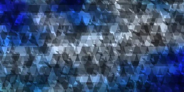 Світло Блакитний Зелений Векторний Фон Лініями Трикутниками Барвисті Ілюстрації Трикутниками — стоковий вектор