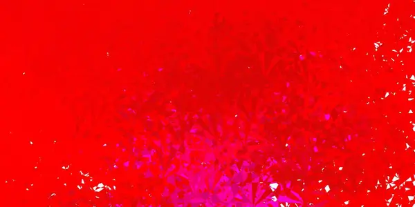 Rosa Chiaro Sfondo Vettoriale Rosso Con Forme Poligonali Illustrazione Materiale — Vettoriale Stock