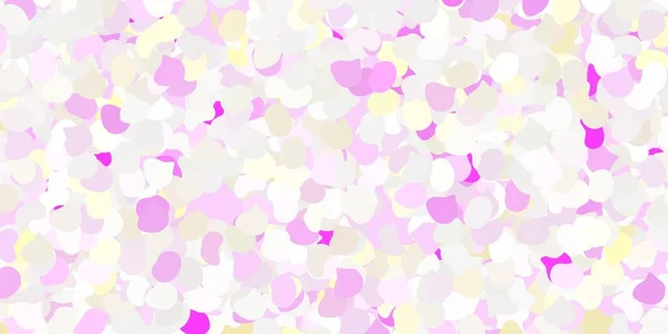 Light Pink Yellow Vector Texture Memphis Shapes Απλό Σχέδιο Αφηρημένο — Διανυσματικό Αρχείο