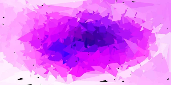 Disposition Polygonale Violet Clair Gradient Vectoriel Rose Mosaïque Illustration Colorée — Image vectorielle