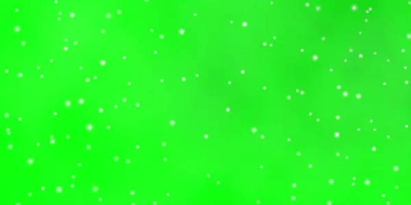 Light Green Διανυσματική Υφή Όμορφα Αστέρια Σύγχρονη Γεωμετρική Αφηρημένη Απεικόνιση — Διανυσματικό Αρχείο