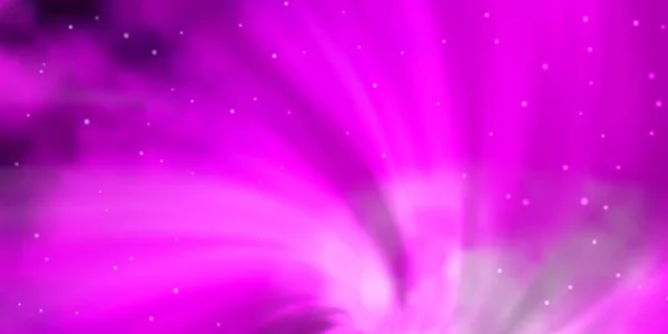 Светло Розовый Векторный Фон Красочными Звездами Размытие Декоративный Дизайн Простом — стоковый вектор