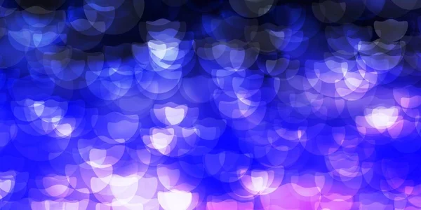 Texture Vectorielle Violet Foncé Avec Disques Disques Colorés Abstraits Sur — Image vectorielle