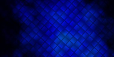 Dikdörtgenli koyu mavi vektör arkaplan. Gradyan dikdörtgenleri olan bir resim. Web siteleri, iniş sayfaları için desen.